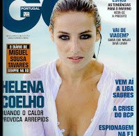 Helena Coelho despida na GQ (lingerie em 2008)