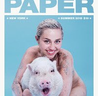 Miley Cyrus nua (Paper Magazine Verão 2015)