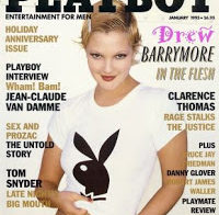 Drew Barrymore nua na Playboy (1995)