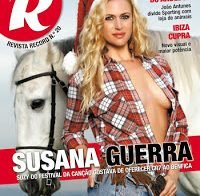 Cantora Susana Guerra em topless (Revista R 2015)