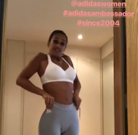 Camel toe de Rita Pereira (Instagram 2018)
